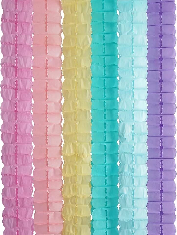 CREPE STREAMERS PASTEL PINK