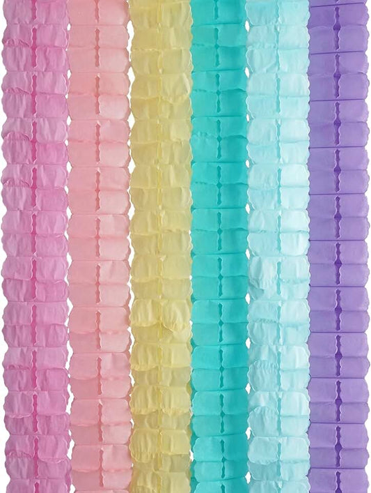 CREPE STREAMERS PASTEL PINK