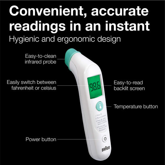 BRAUN TEMPLESWIPE THERMOMETER EQ