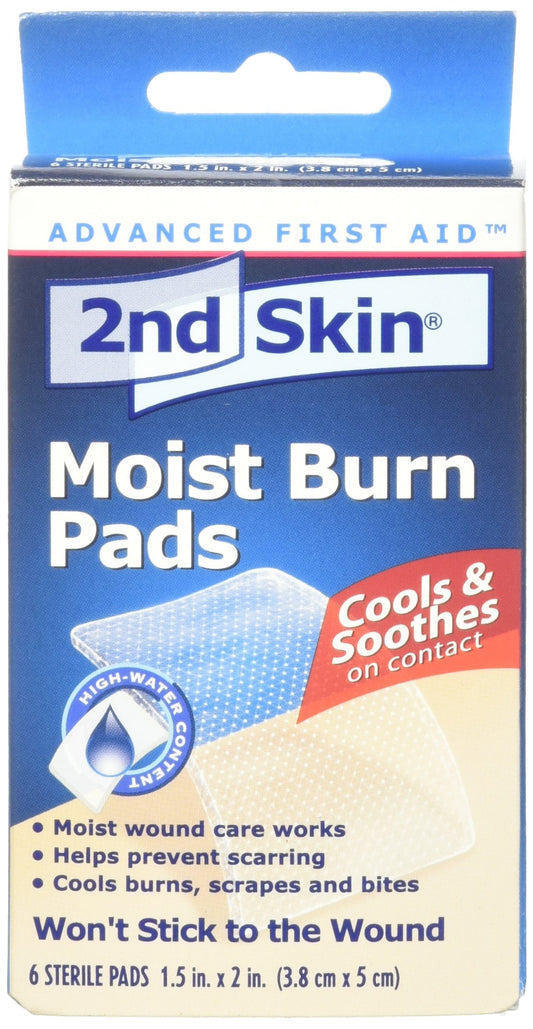 2ND SKIN MOIST BURN PAD MEDIUM 4CT