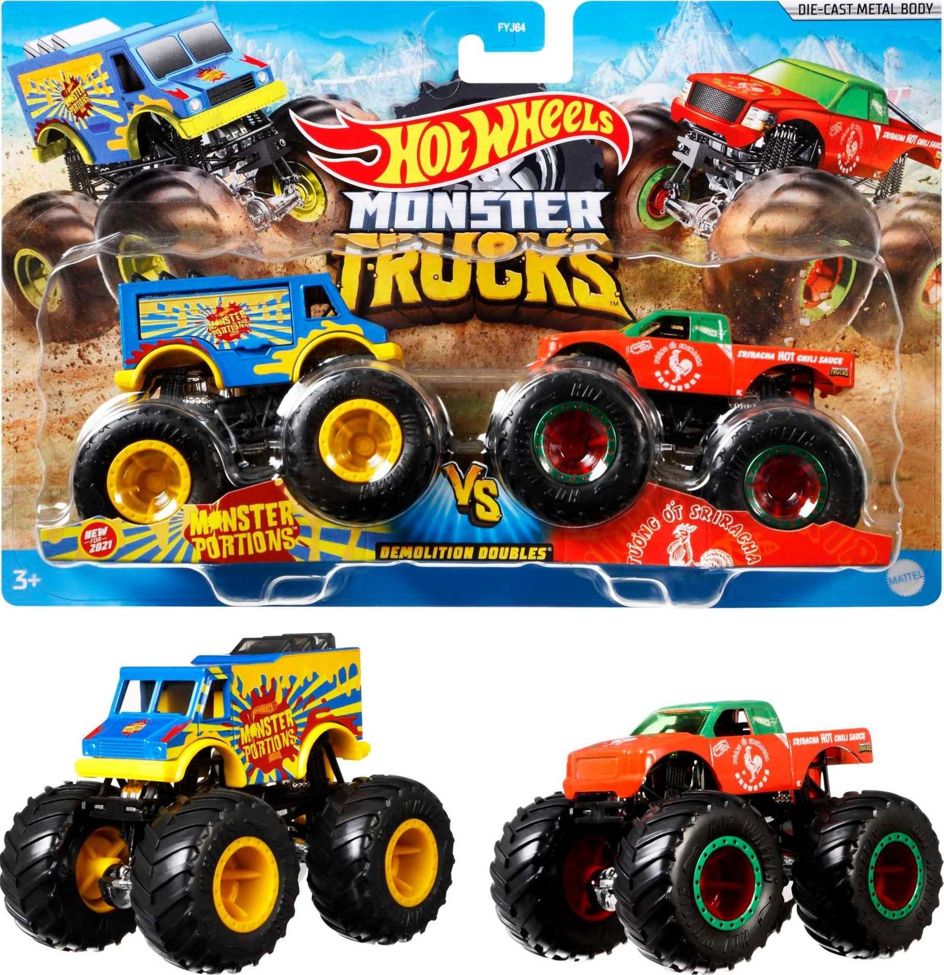 Various Monster Trucks 1:64 Scale