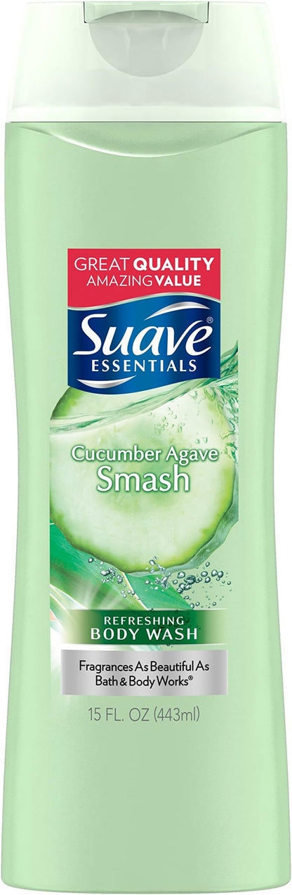 SUAVE MEN H/B/W LQ 15OZ 2IN1