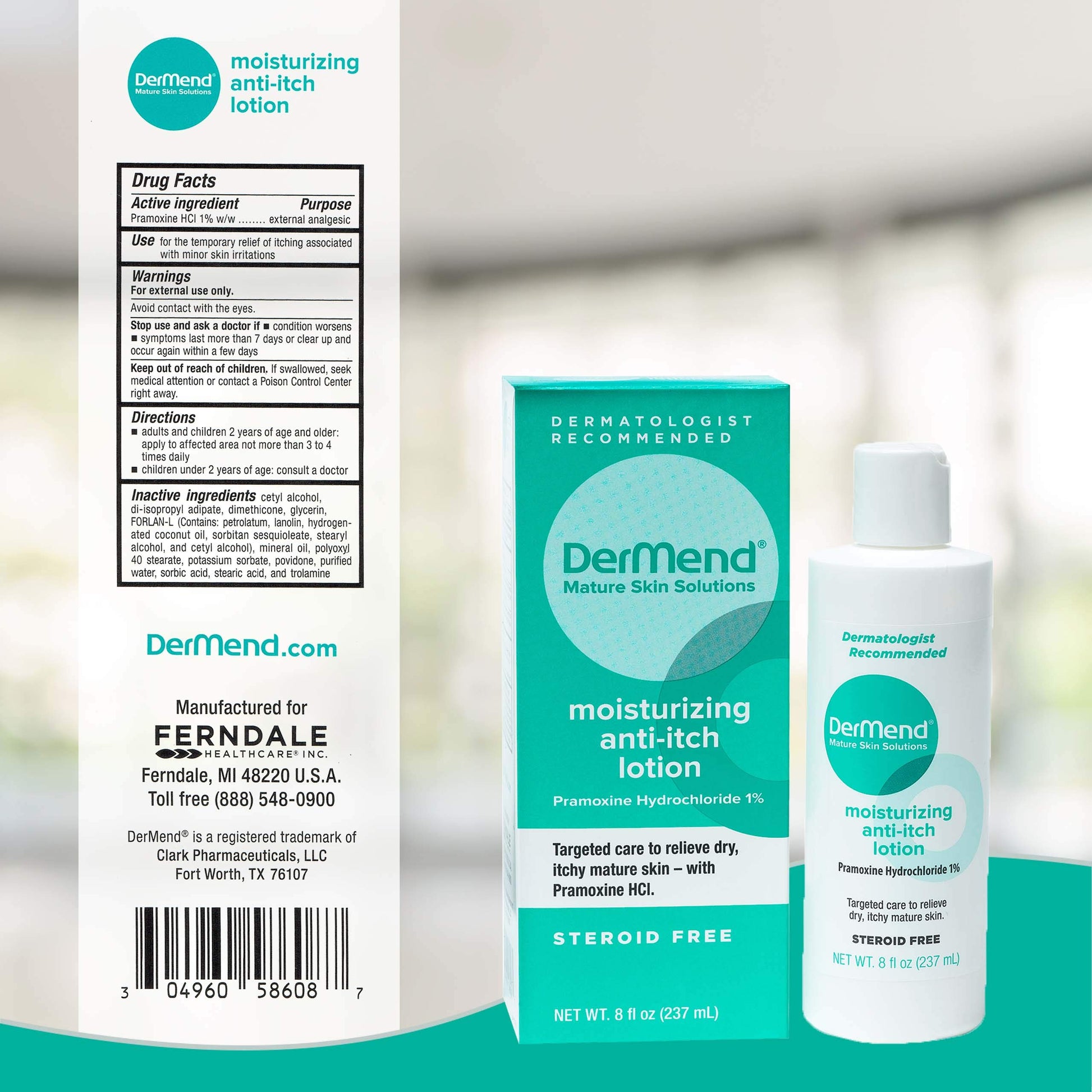 DERMEND MOISTURE ANTI ITCH LOTION 8OZ