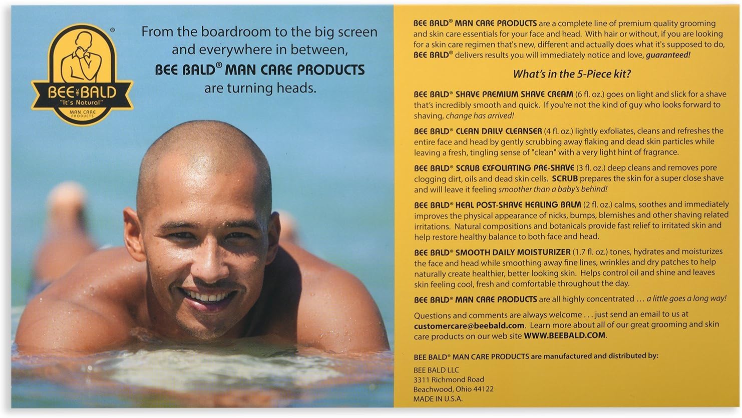 BEE BALD 5 PC CLXHLXSCXSHVXSMTH
