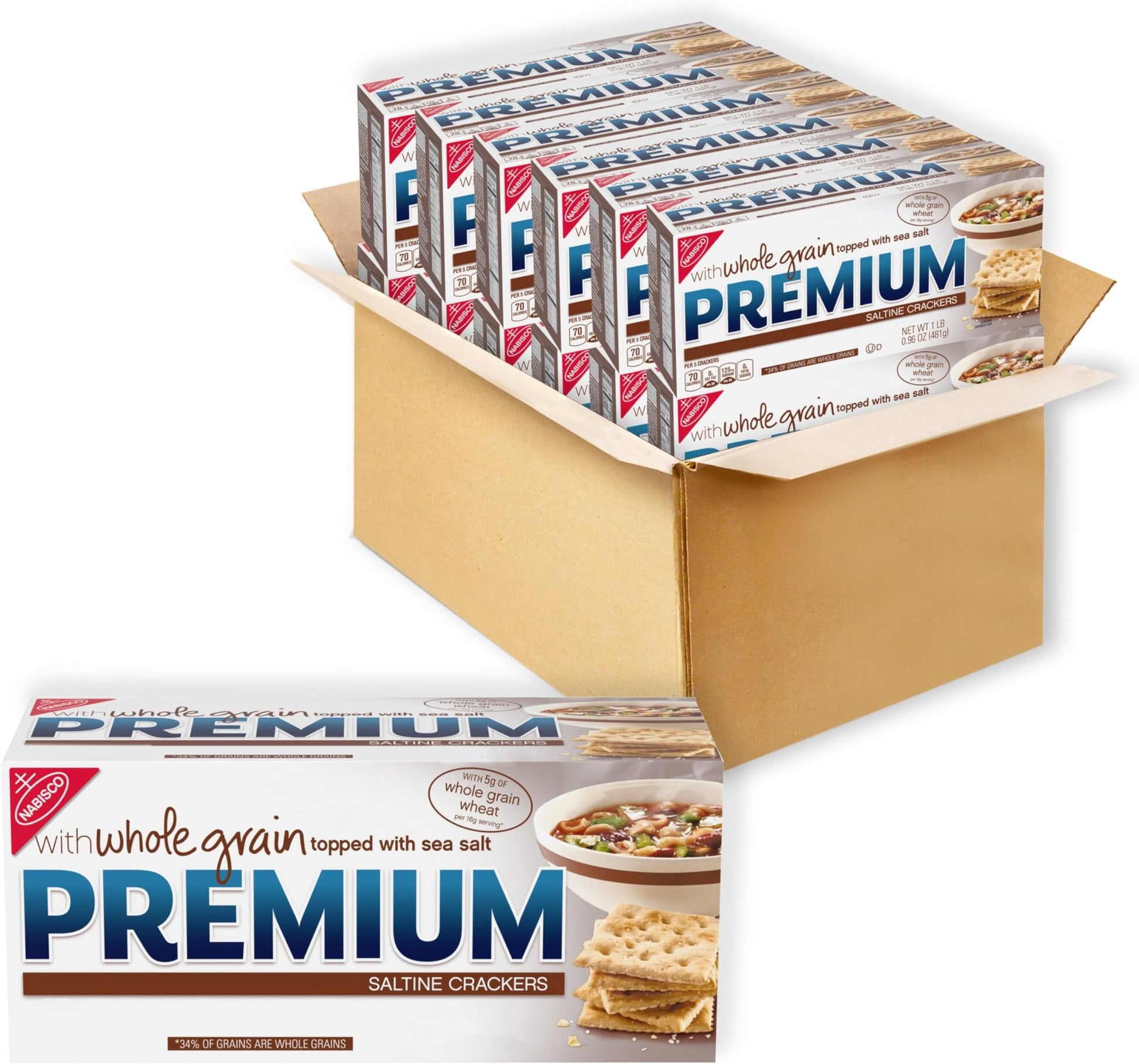 PREMIUM SALTINE CRACKERS 12X113GM