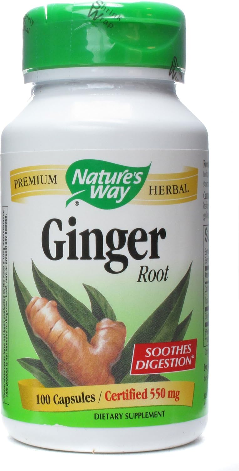 GINGER ROOT 1500MG CAP 100CT NAT TRU