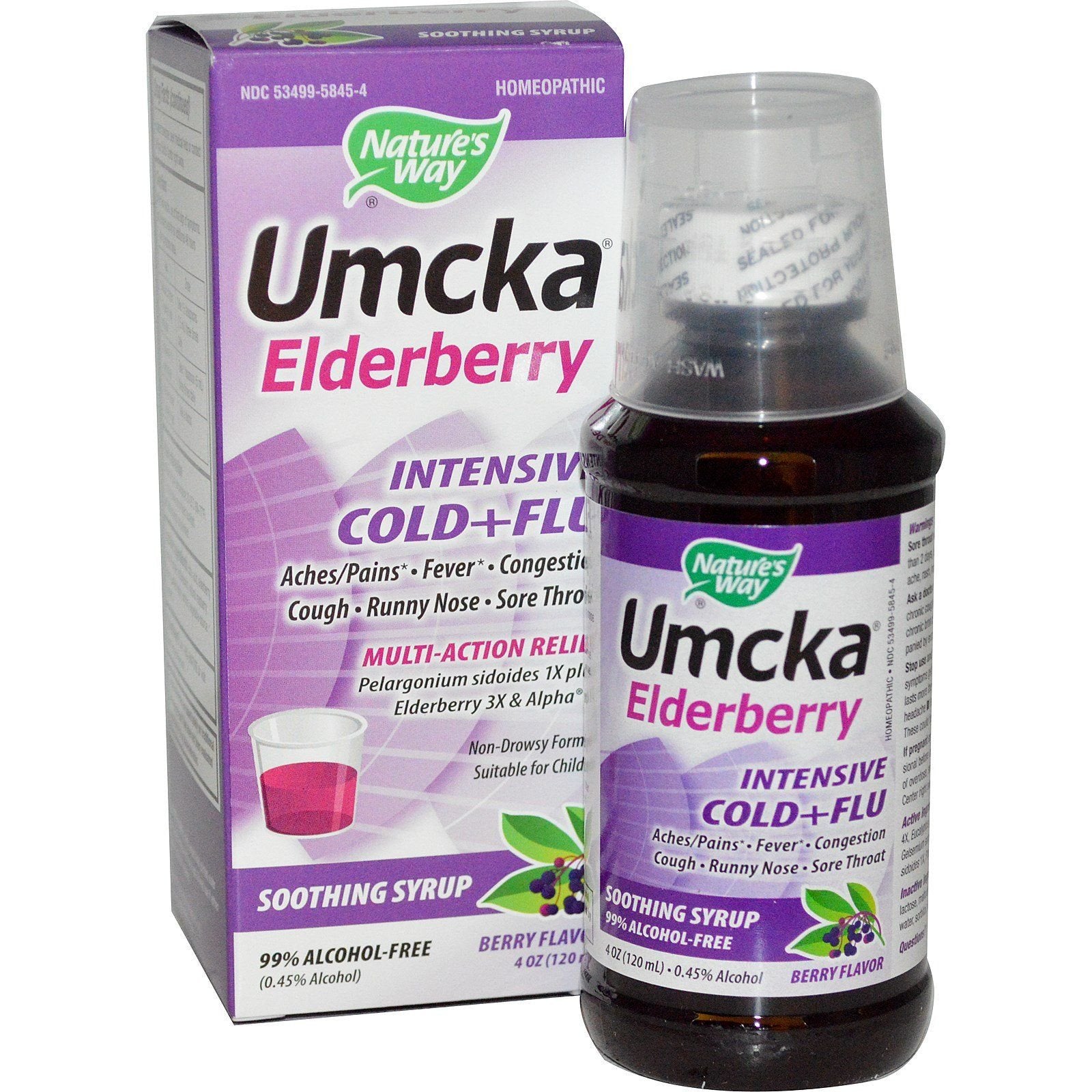 NATURE'S WAY UMCKA SYRUP,CHERRY