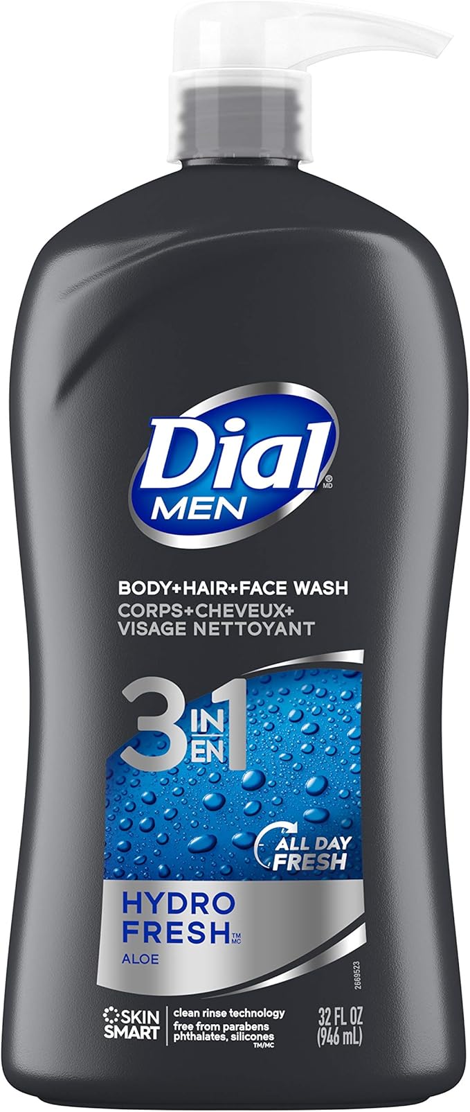 DIAL FOR MEN LQ 16OZ HYDRO FRS
