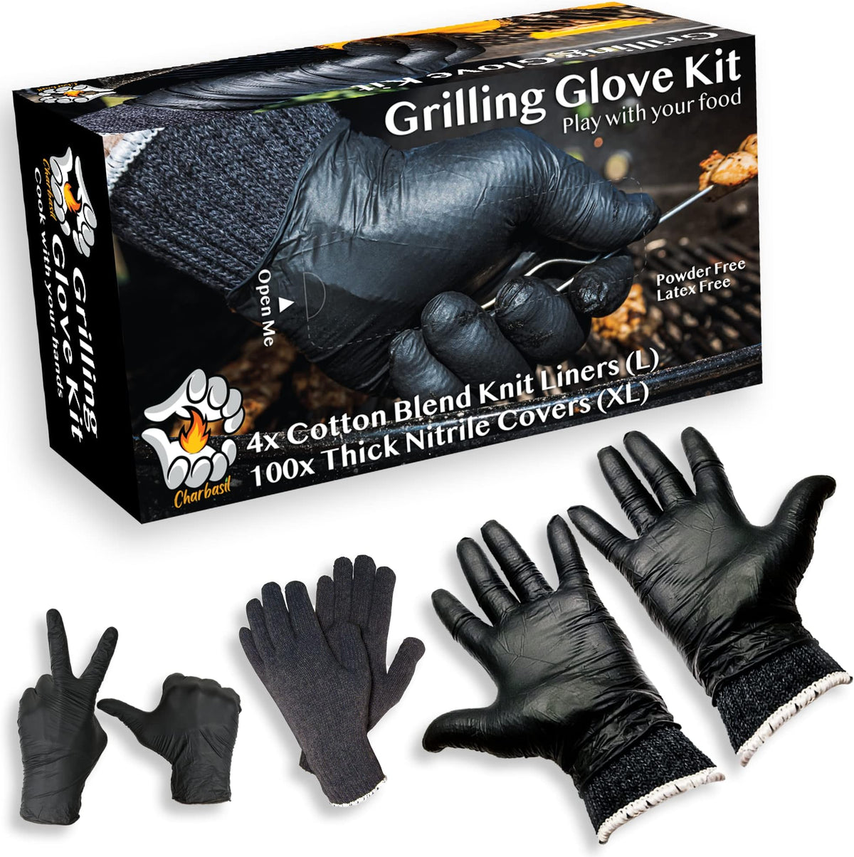 Mr. Bar-B-Q Nitrile Grilling Gloves