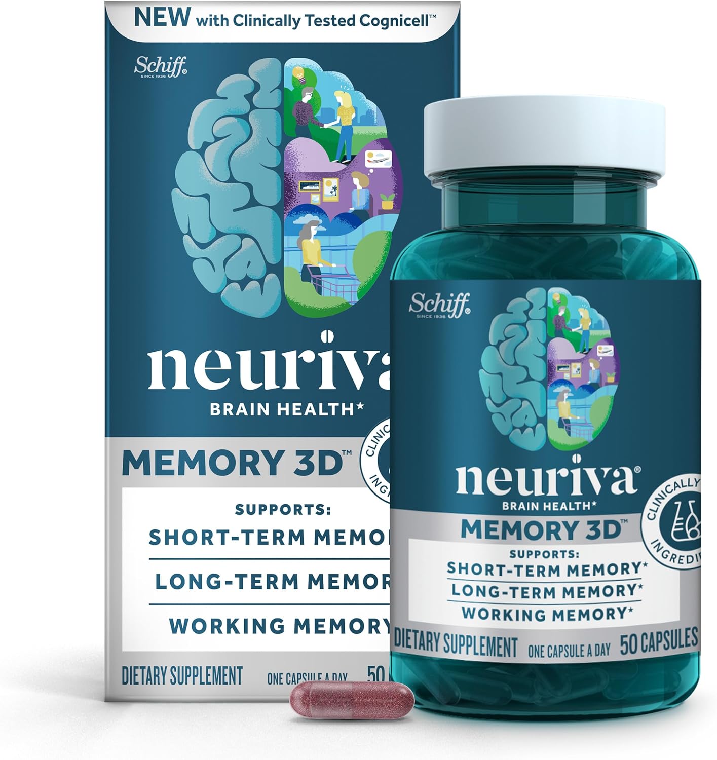 GNP MIND MEMORY BRAIN SUPPORT CAP 30CT