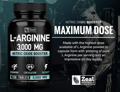 L-ARGININE TB 1000MG 100 MS