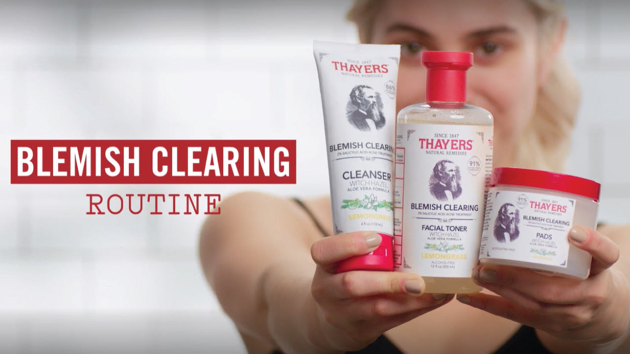 Thayers Natural Remedies Acne Clearing Toner Pads with Salicylic Acid, 60 count