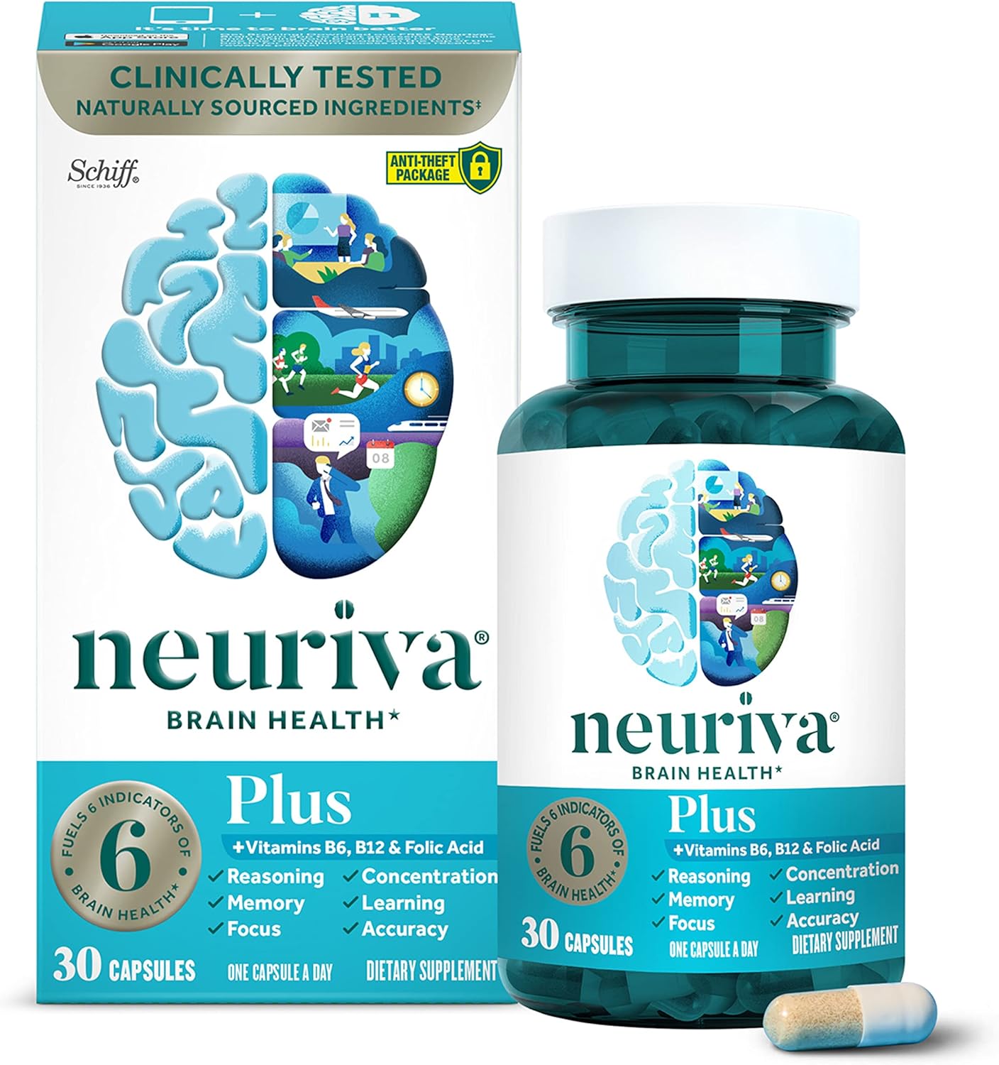 NEURIVA BRAIN MEMORY CP 30 3D