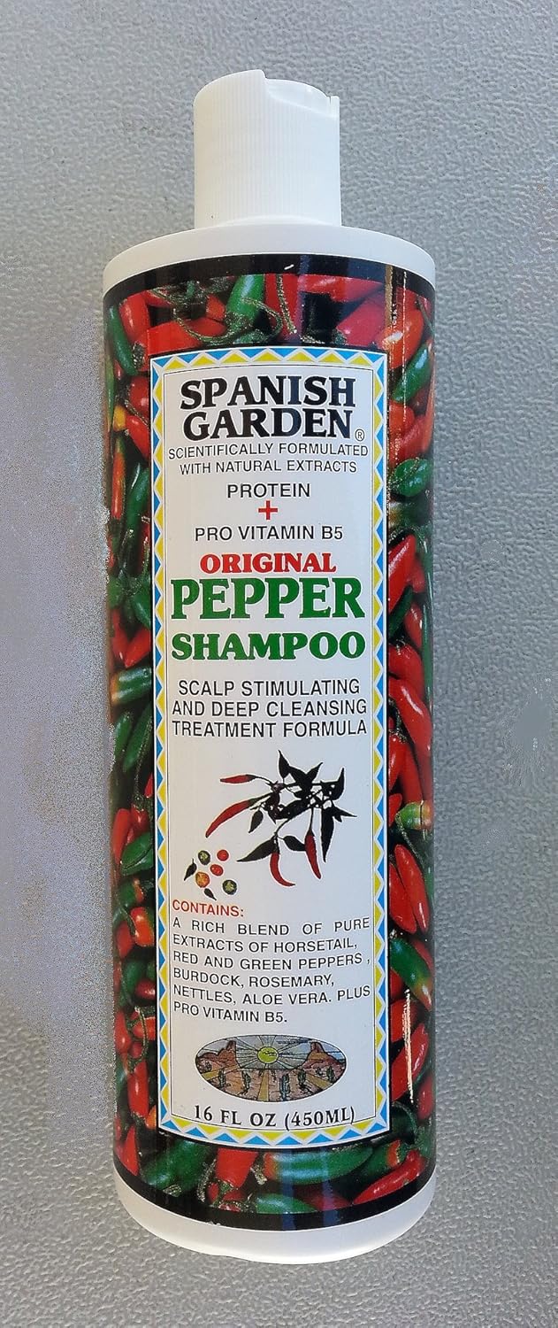 SPANISH GRDN PEPPER SHAMPOO 16Z