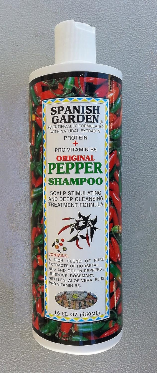 SPANISH GRDN PEPPER SHAMPOO 16Z