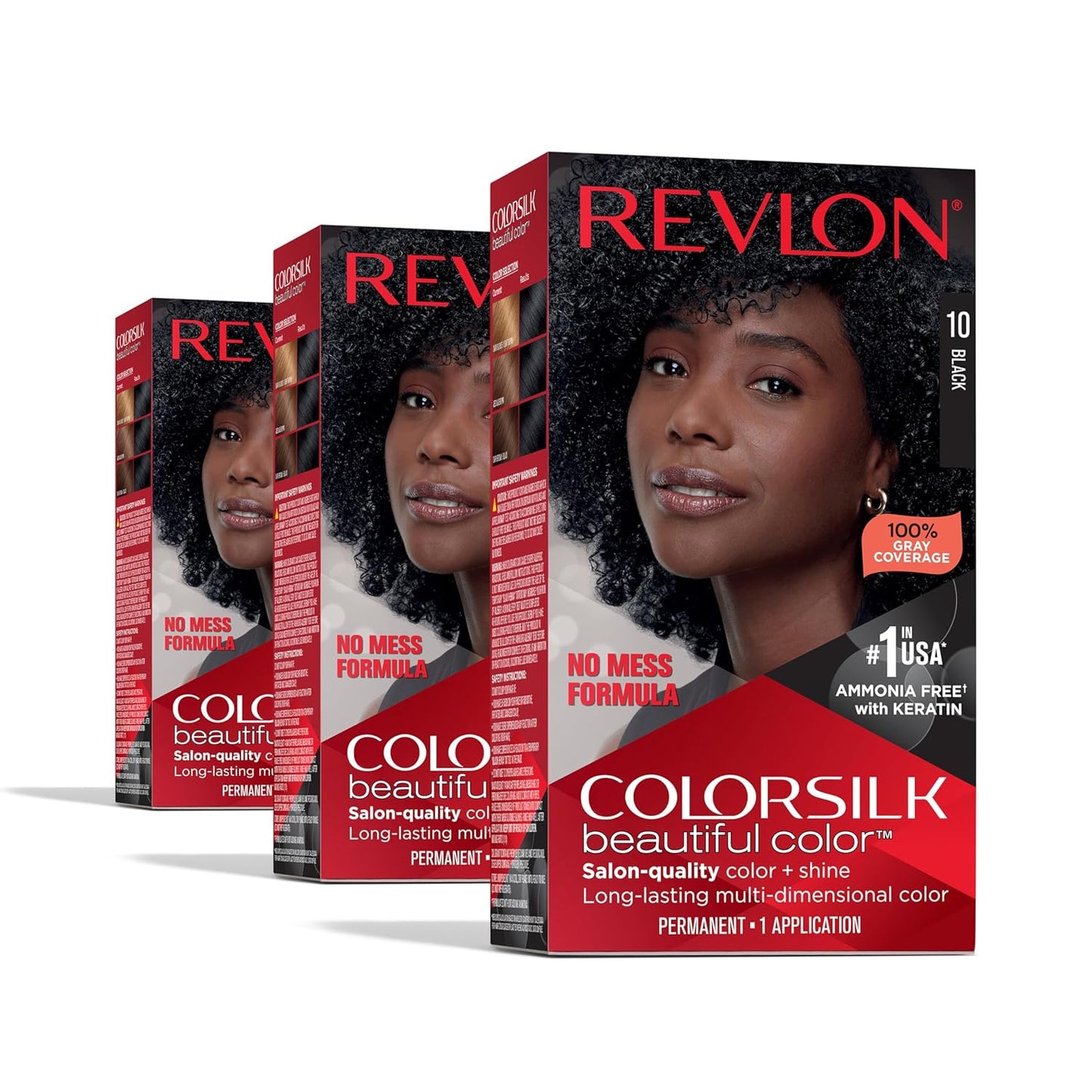 REVLON COLORSILK 10 BLK HC 1CT