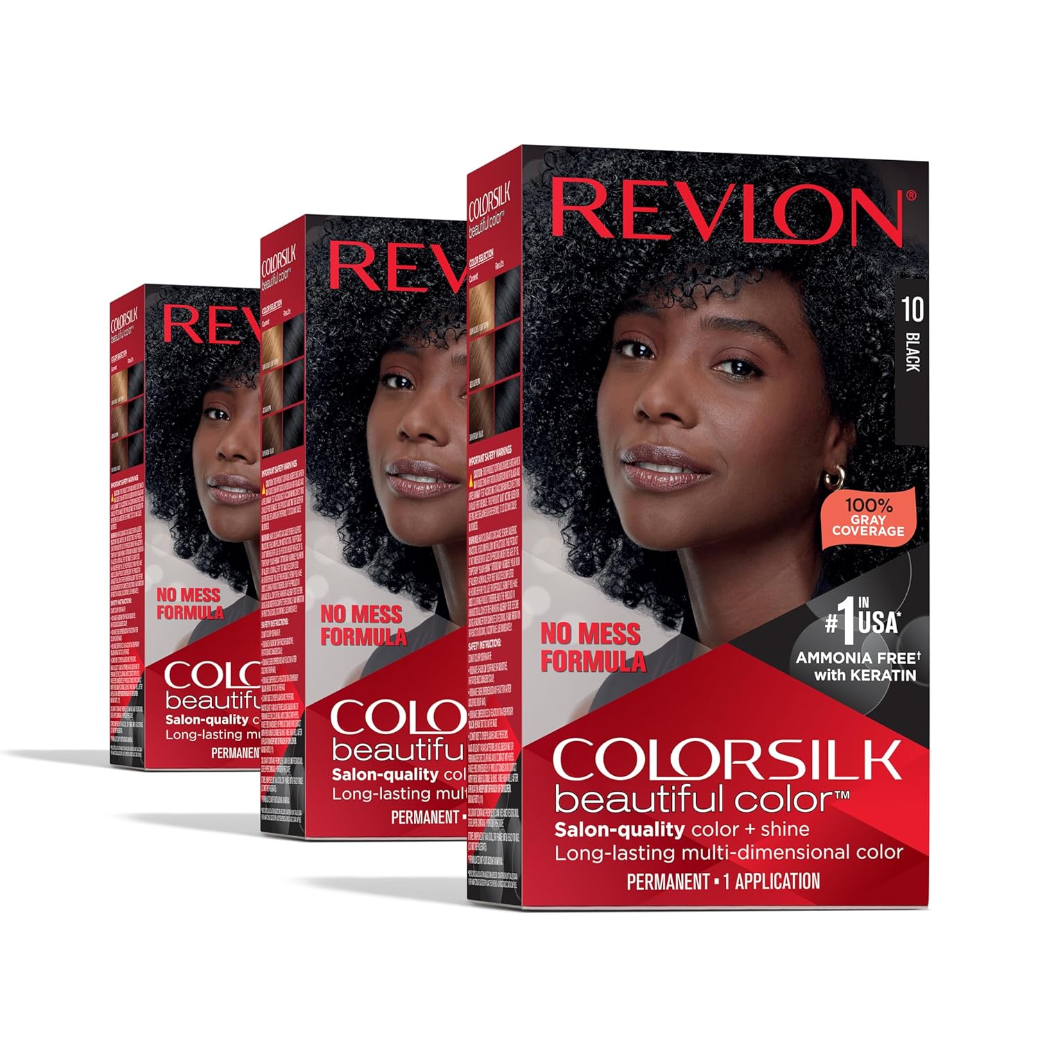 REVLON COLORSILK 10 BLK HC 1CT