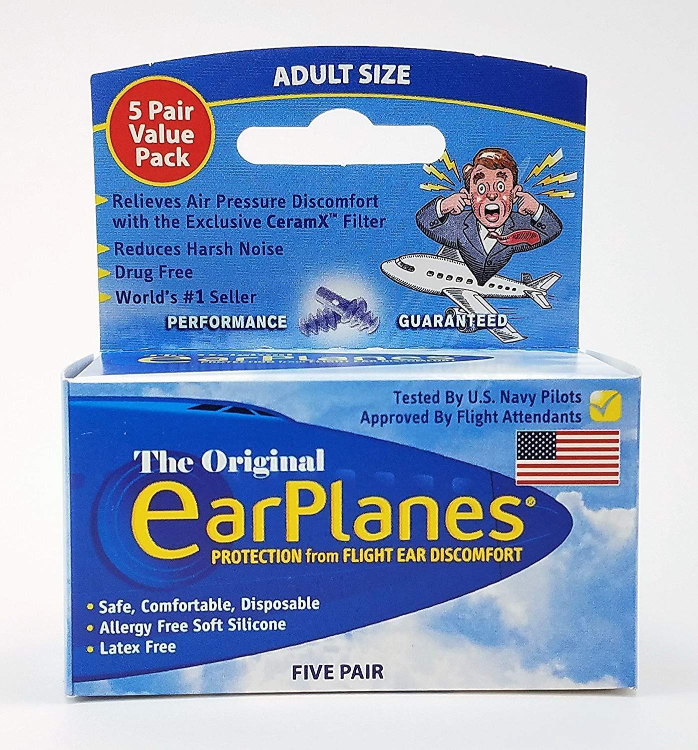 EARPLANES ADULT EAR PLUG 1PR