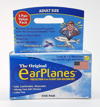 EARPLANES ADULT EAR PLUG 1PR