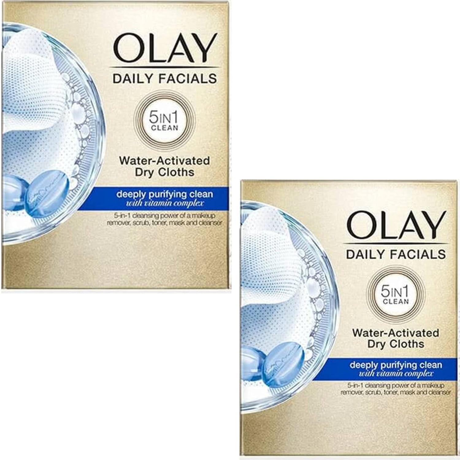 OLAY 2IN1 CLOTH COMBO/OILY 33CT