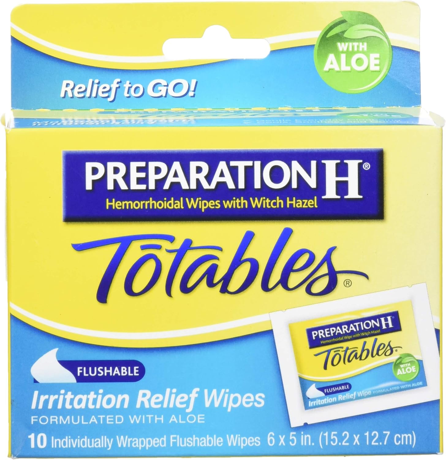 PREPARATION H WIPE 48CT