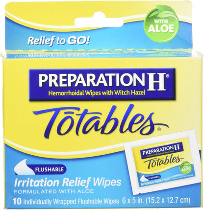 PREPARATION H WIPE 48CT
