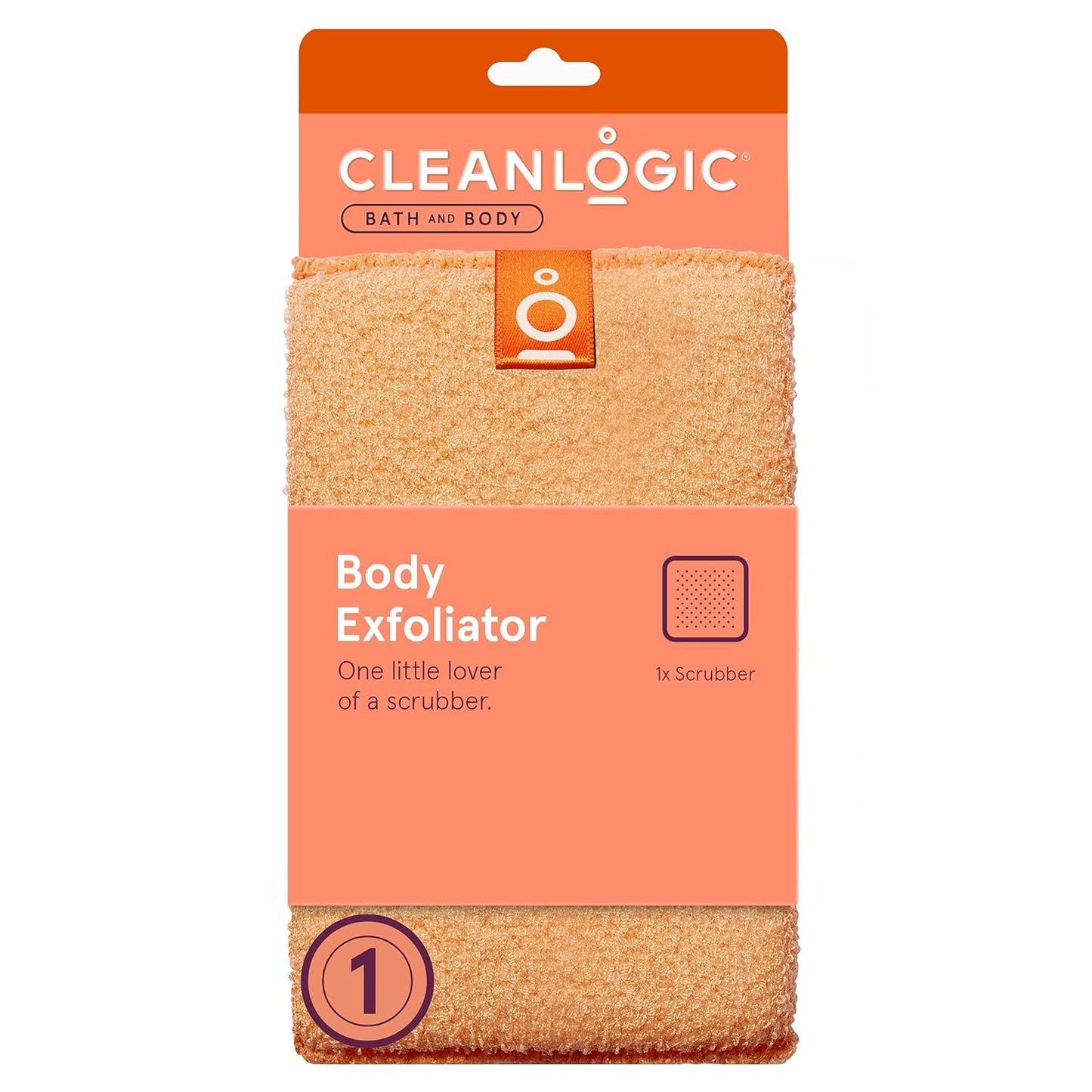 CLEANLOGIC BODY SCRUBBER,EXFOLIATING