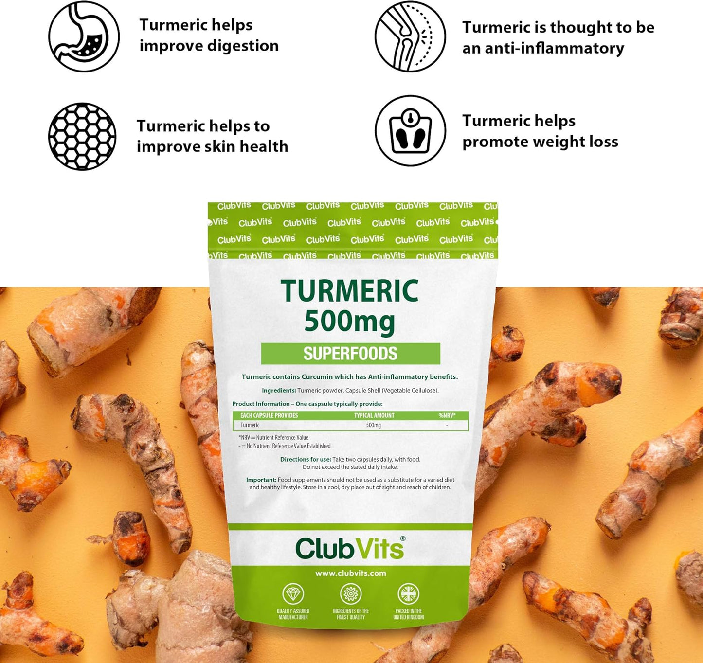 TURMERIC CP 500MG 60 +BPXT VCP