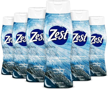 ZEST BODY WASH AQUA 18OZ