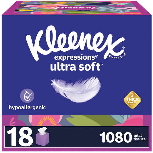 KLEENEX FACIAL TISSUE 360 STH LTN