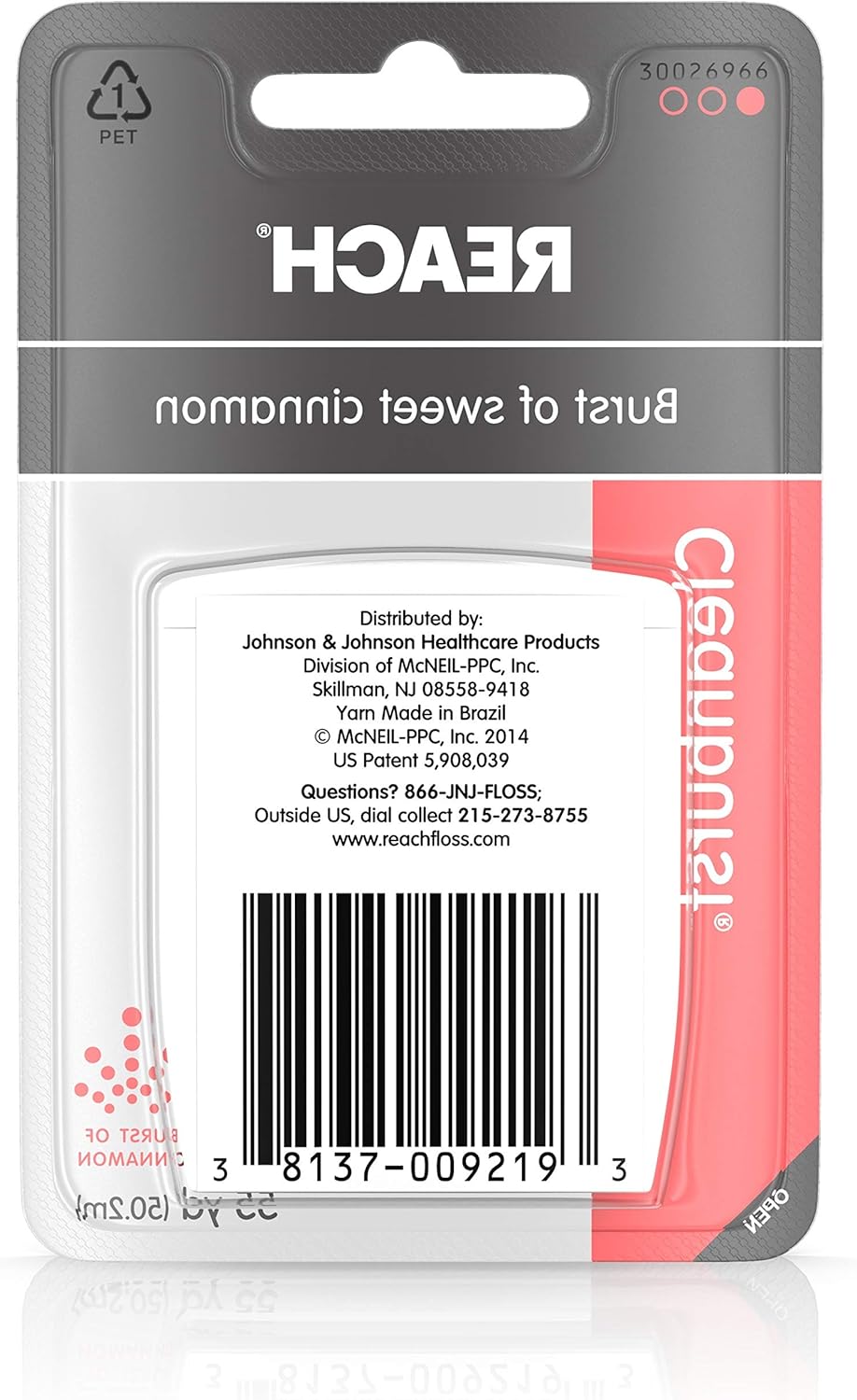 REACH FLOSS WAXED CINNAMON 55YD