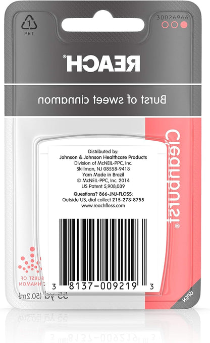 REACH FLOSS CLEANBRST WAXED CINAMON 55YD
