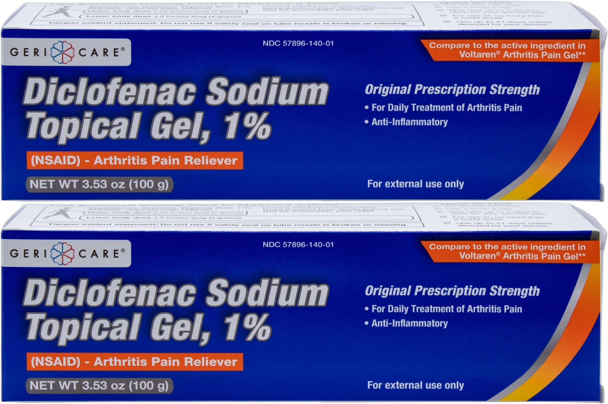 DICLOFENAC SODIUM 1% GEL 100 GM GERI