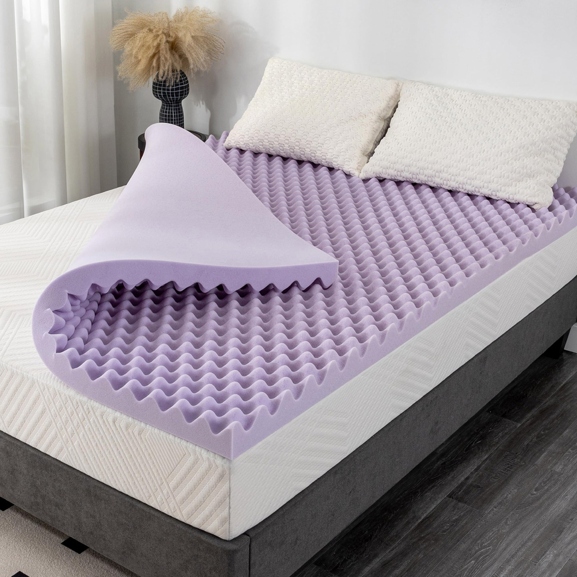 MATTRES PAD EGGCRATE EA 4 TWIN