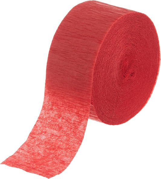 CREPE STREAMERS RED 81 FT