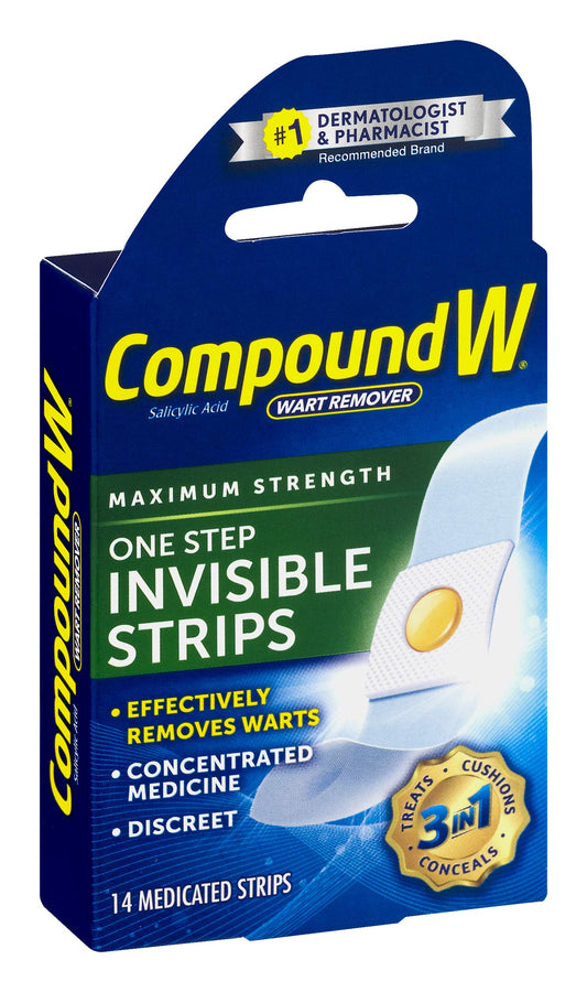 COMPOUND W ONE STEP PAD 14CT