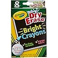 Crayola Dry-Erase Bright Crayons, 8 count