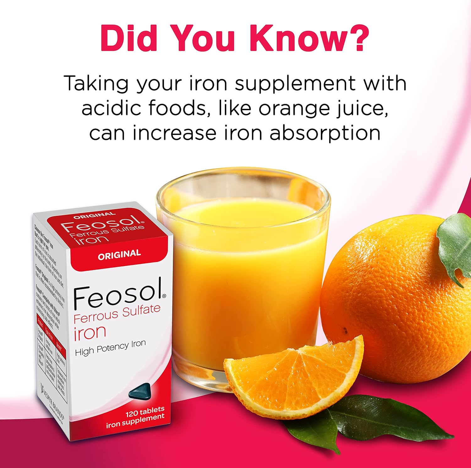 FEOSOL IRON TB 65MG 120 ORIG