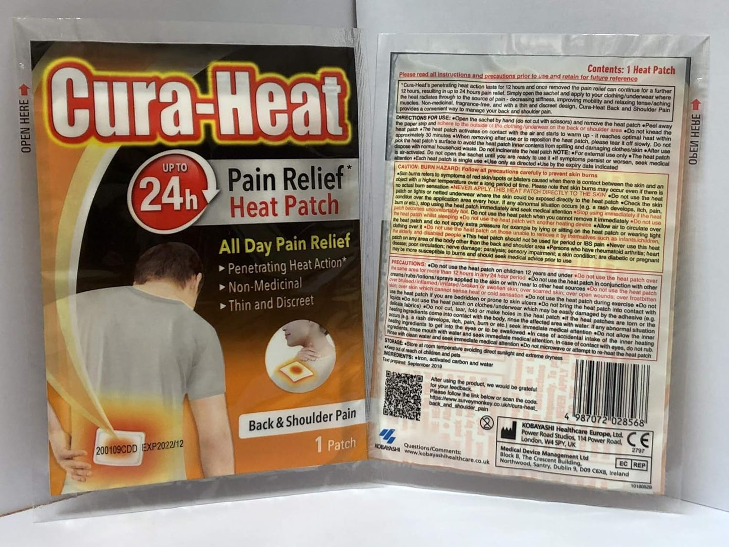 CURA-HEAT BACK & SHOULDER PC 3