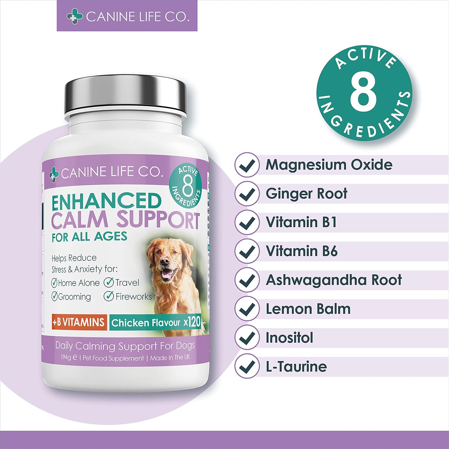 DOG SUPP,RELAX,CALMING