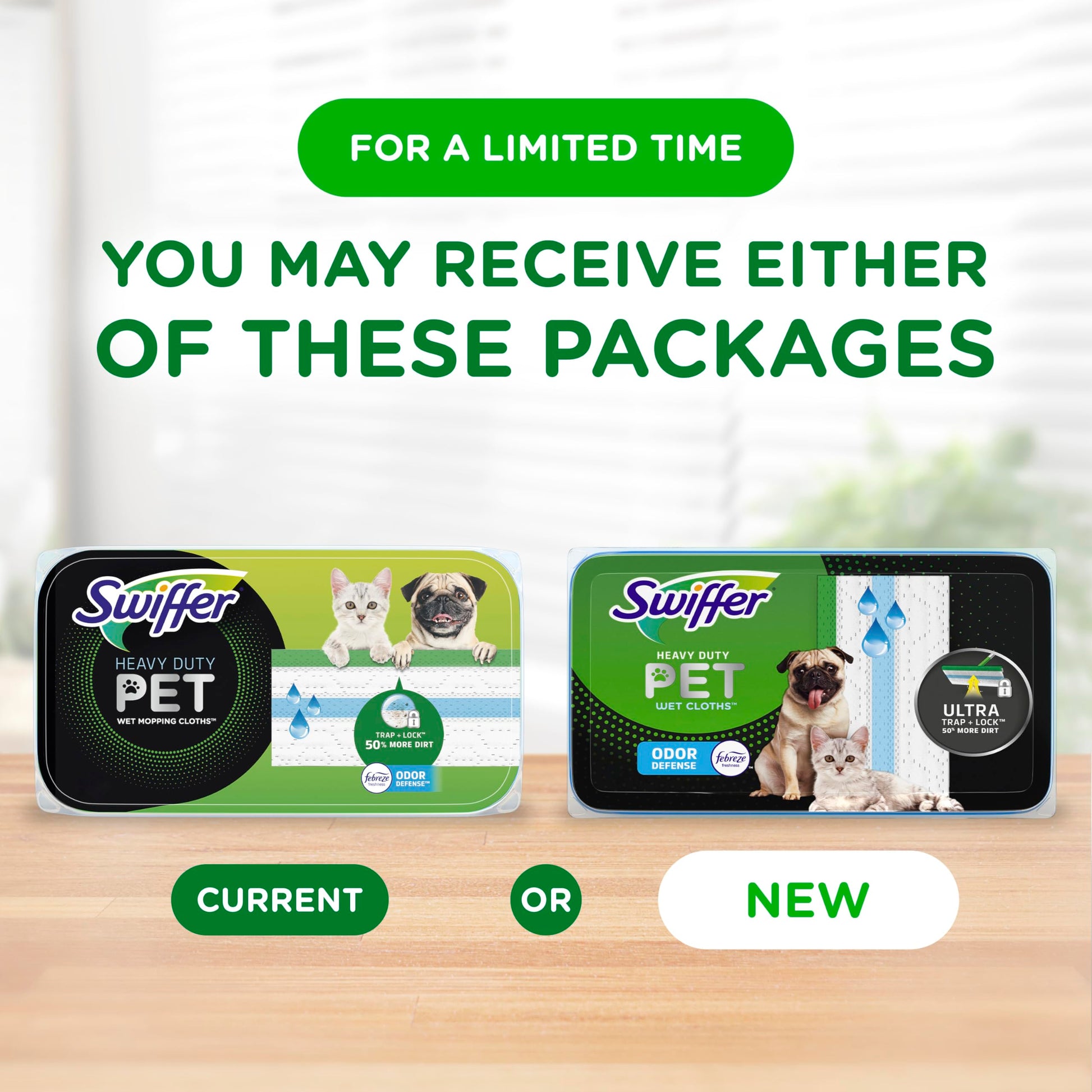 SWIFFER PET WET MOPPING CLOTHS 10CT