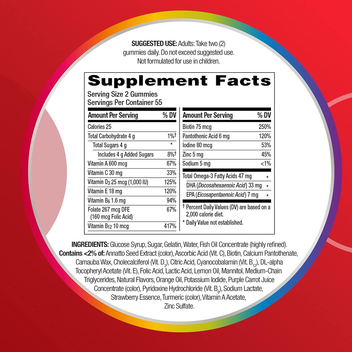 CENTRUM MULTIGUMMIES CW 180 ADT