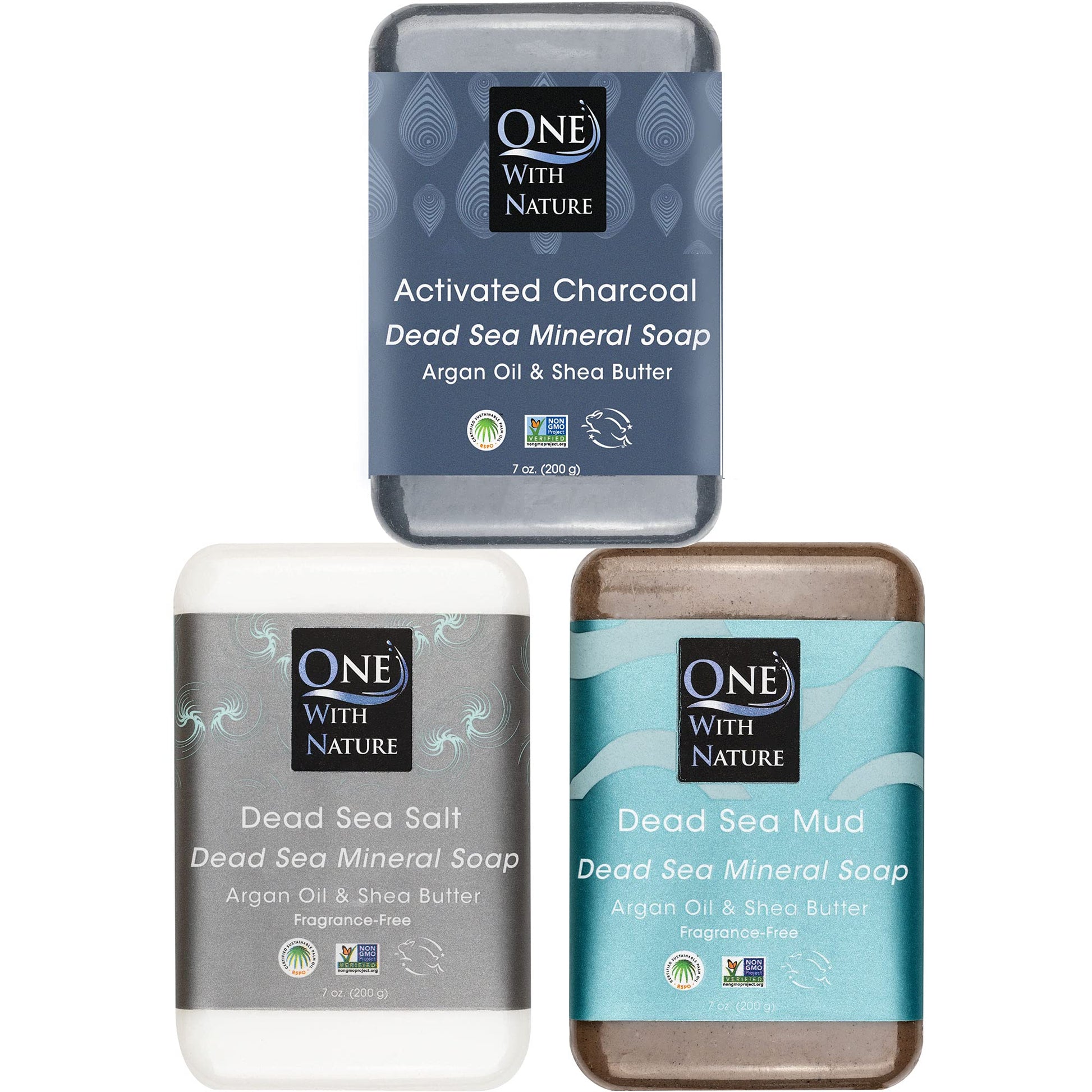 ONE WITH NATURE BAR SOAP,ACTVT CHARCOAL