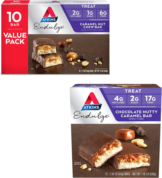 ATKINS CARAMEL BAR,CHOC PNT NOUG
