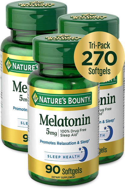 MELATONIN 1MG TABLET 180CT NAT BOUNTY