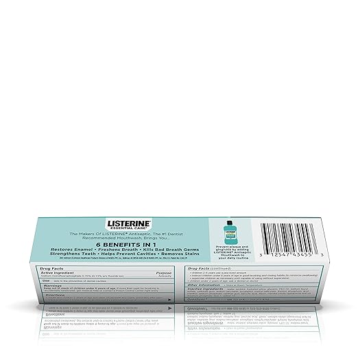 LISTERINE ESSENTIAL GEL MINT 4.2OZ