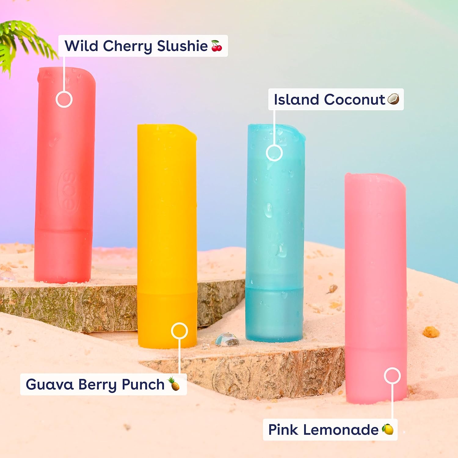 eos Lip Balm Variety Pack - Tropical, 4 count