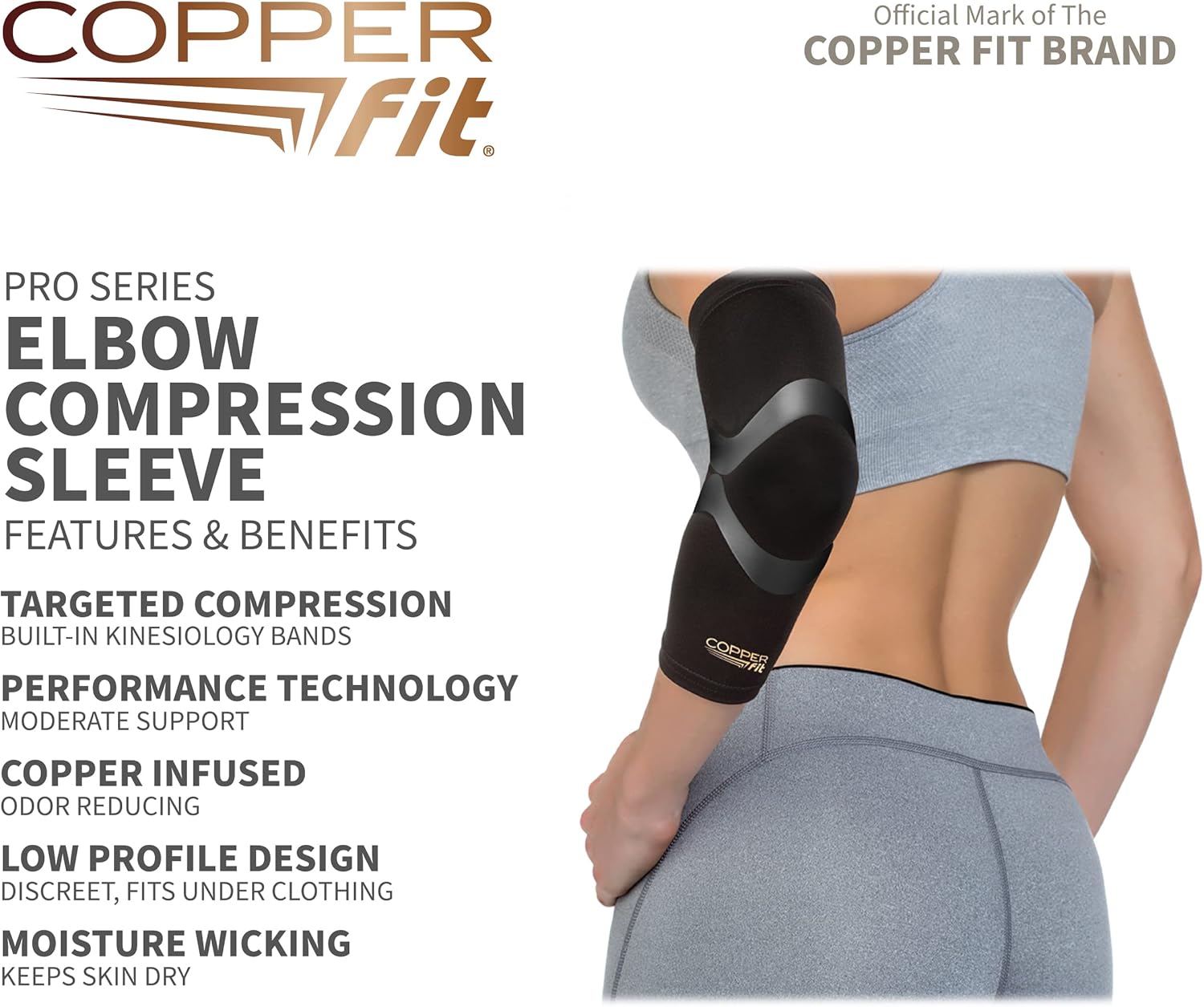 COPPER FIT ELBOW SLEEVE SB MD