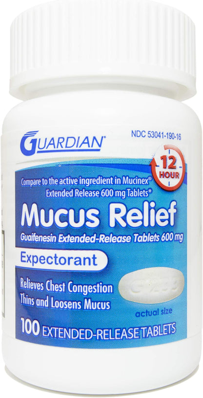 GUAIFENESIN 600 MG ER TAB 80