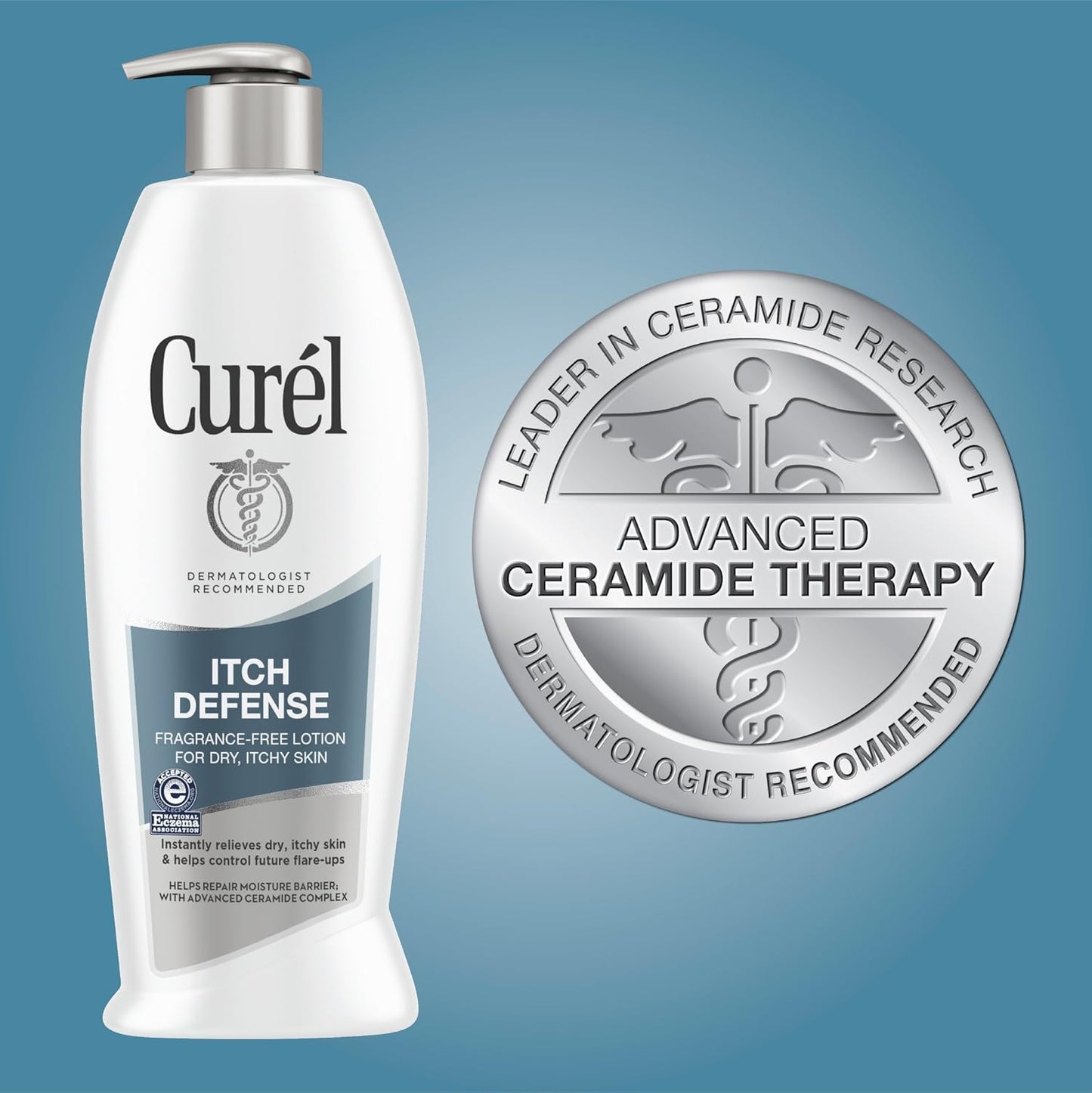 CUREL ITCH DEFENSE LOTION   20Z